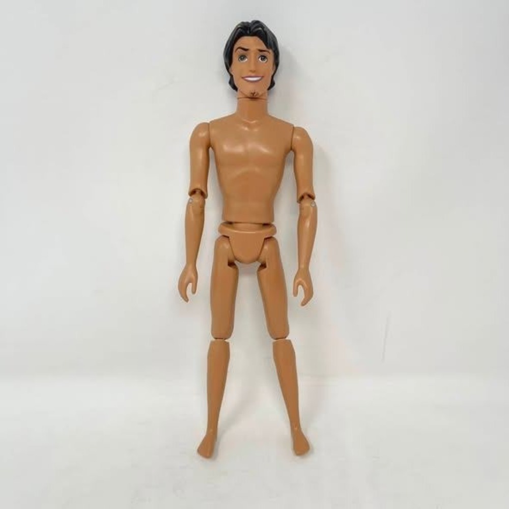 Mattel Disney Tangled Flynn Rider Fashion Doll Articulated Nude Hair Goatee